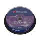 DVD+R Verbatim, 10ks/kr., 4.7 GB, 16x, spindle, matte silver